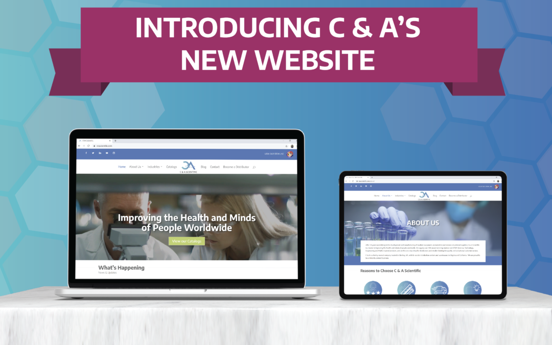 C & A Scientific New Website Launch