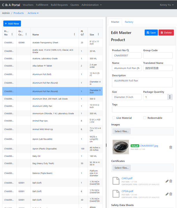 Content Management Portal